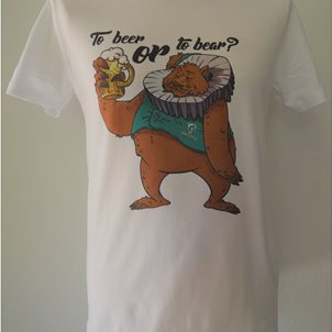 Image of product T-SHIRT ΕΝΗΛΙΚΩΝ '' TO BEER OR TO BEAR''